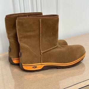 UGG Tan and Orange Waterproof Boots